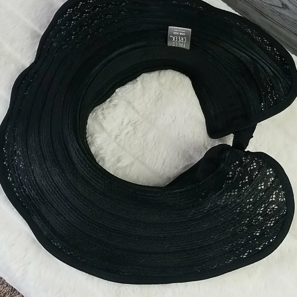 SUN HAT // boutique packable roll-up woven sun hat